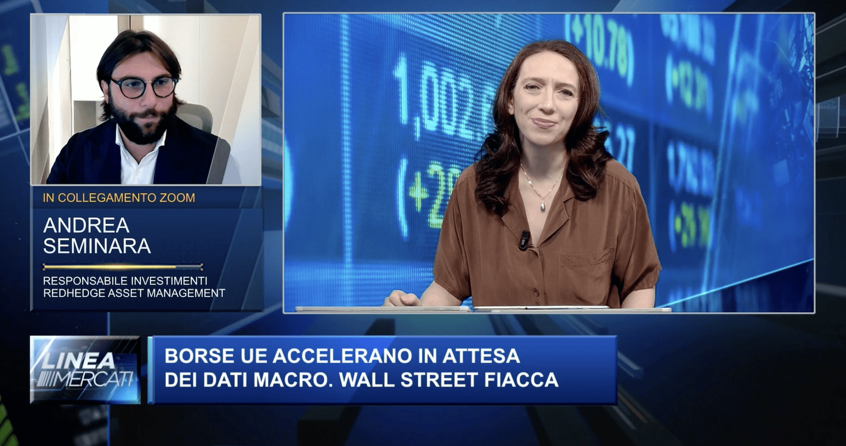 CNBC Italy Live Interview with Redhedge Asset Management CEO/CIO, Andrea Seminara (29 August, 2023)