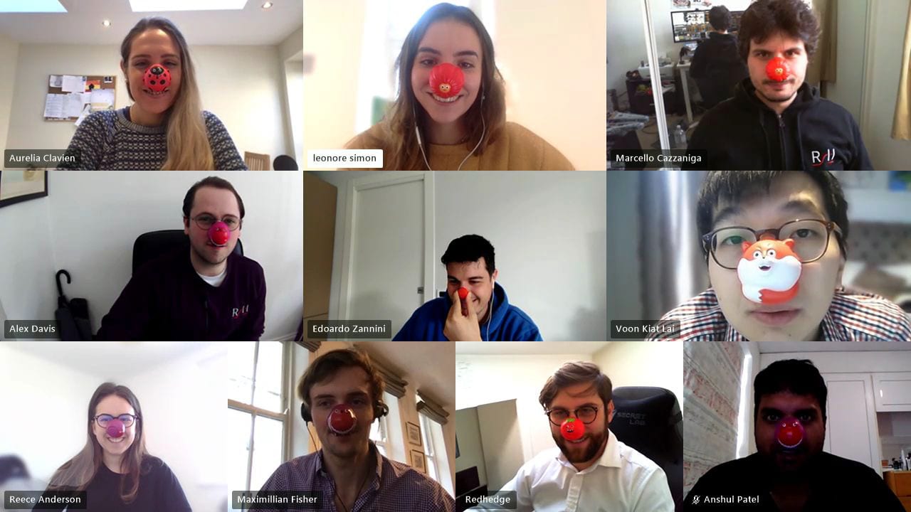 Redhedge Celebrates Red Nose Day 2021