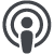 Apple podcast logo